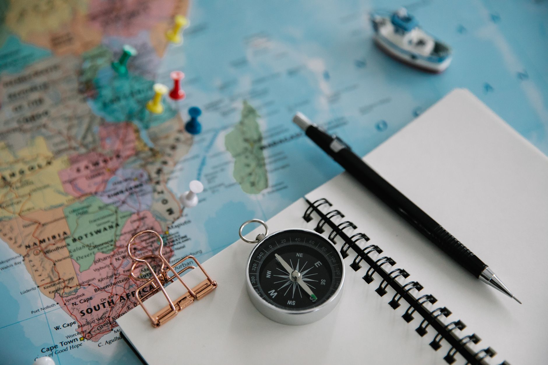 Roteiro e mapa de viagem personalizado